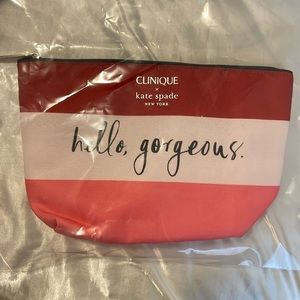 Kate Spade -Clinique Collaboration cosmetic bag.NWOT